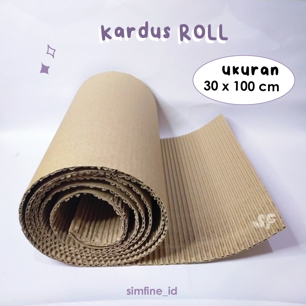 

(30 x 100 cm) / Kardus Lembaran ROLL / Eco friendly packaging