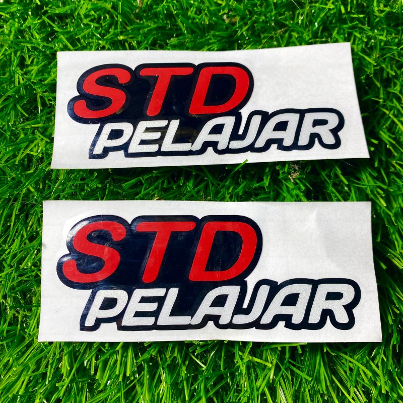 Sticker standar pelajar cuting sticker STD PRLAJARR 1pcs