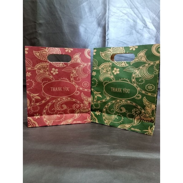 

TAS KERTAS/PAPER BAG BATIK THANK YOU PLONG ISI 10 LEMBAR