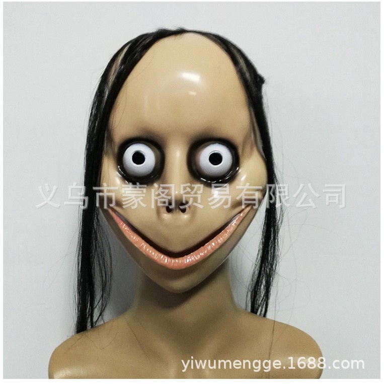 TOPENG MOMO HANTU COSPLAY HALLOWEEN RUMAH HANTU PRANK COSTUM  MASK PESTA PARTY