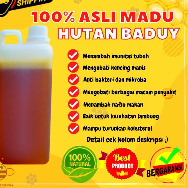 

QualityControl✔️⭐-Madu Murni Asli Madu Hutan Baduy 1KG Madu Odeng Manis 100% Raw Honey BERKUALITAS