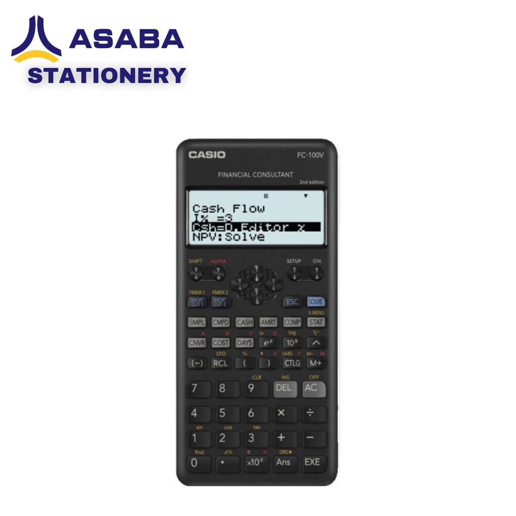 

Asaba Stationery - Kalkulator Financial/Keuangan Casio FC-100V