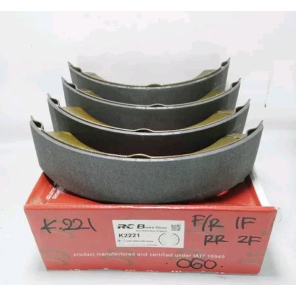 Kampas Rem Belakang Rear Brake Shoe Toyota Hardtop 2F Land Cruiser FJ40 FJ45 Merk RC