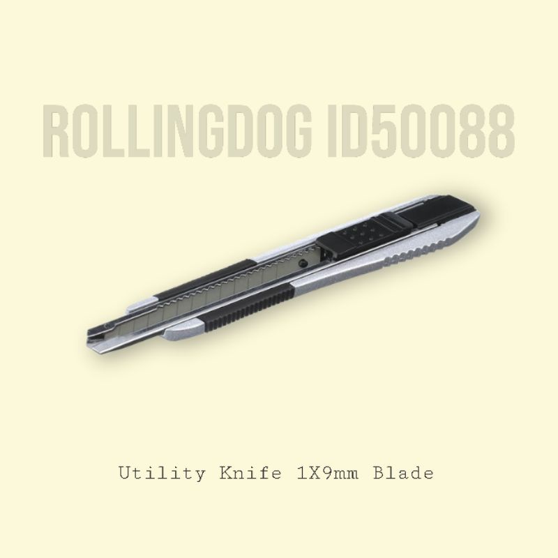 

Pisau Cutter Kater Premium Metal Tajam - Rollingdog