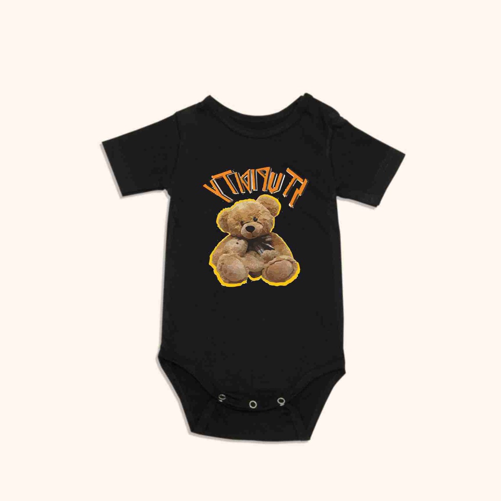 Baju Bayi Jumper Bodysuits Katun Bear jumpsuit baby newborn