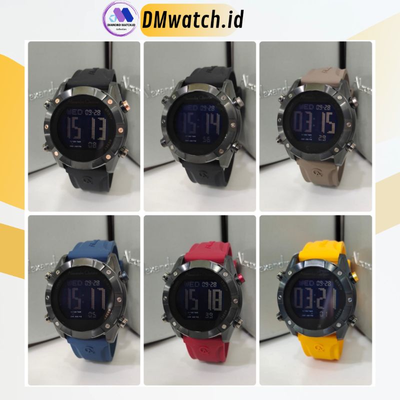 Jam Pria Digital Alexandre Christie AC 9372 AC9372 Original Alexander Christie Garansi Resmi 1 Tahun