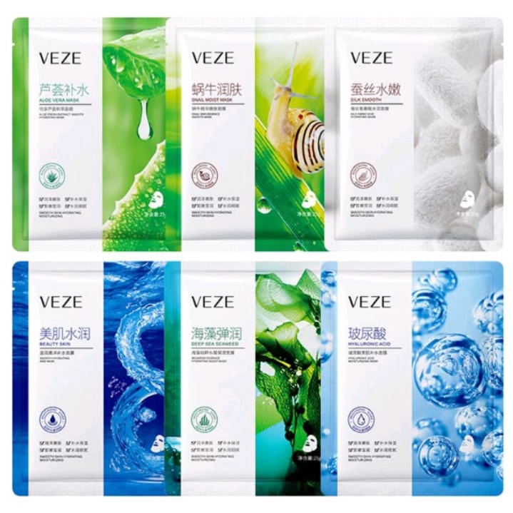 Veze Hydrating Moisturizing Mask Masker Wajah Natural