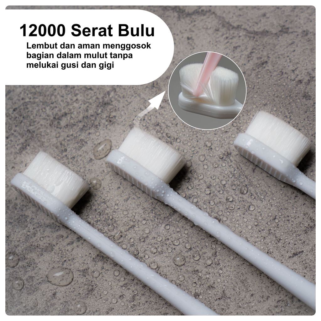 SIKAT GIGI BULU LEMBUT BULU NANO MICRO LEMBUT GAYA | TOOTHBRUSH MICRO BRUSH | SIKAT GIGI BULU NANO LEMBUT