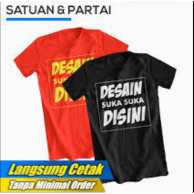 vendor sablon kaos