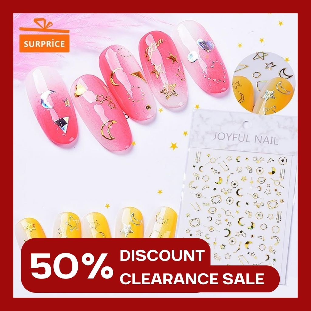 Surprice Stiker Kuku Motif Nail Art / Stiker Kuku Lucu / Nail Sticker