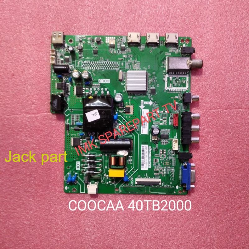 COOCAA 40TB2000 MAINBOARD- MOTHERBOARD- MB TV LED COOCAA 40TB2000