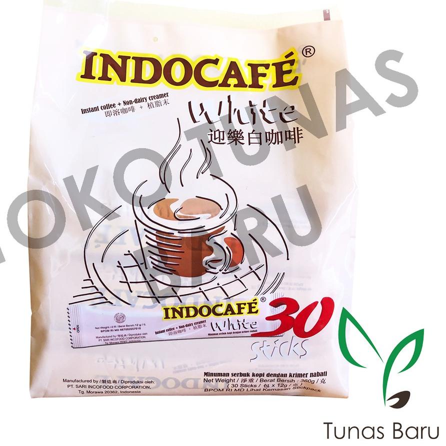 Jual Indocafe White Instant Coffee Serbuk Kopi Instan Krimer Nabati Shopee Indonesia