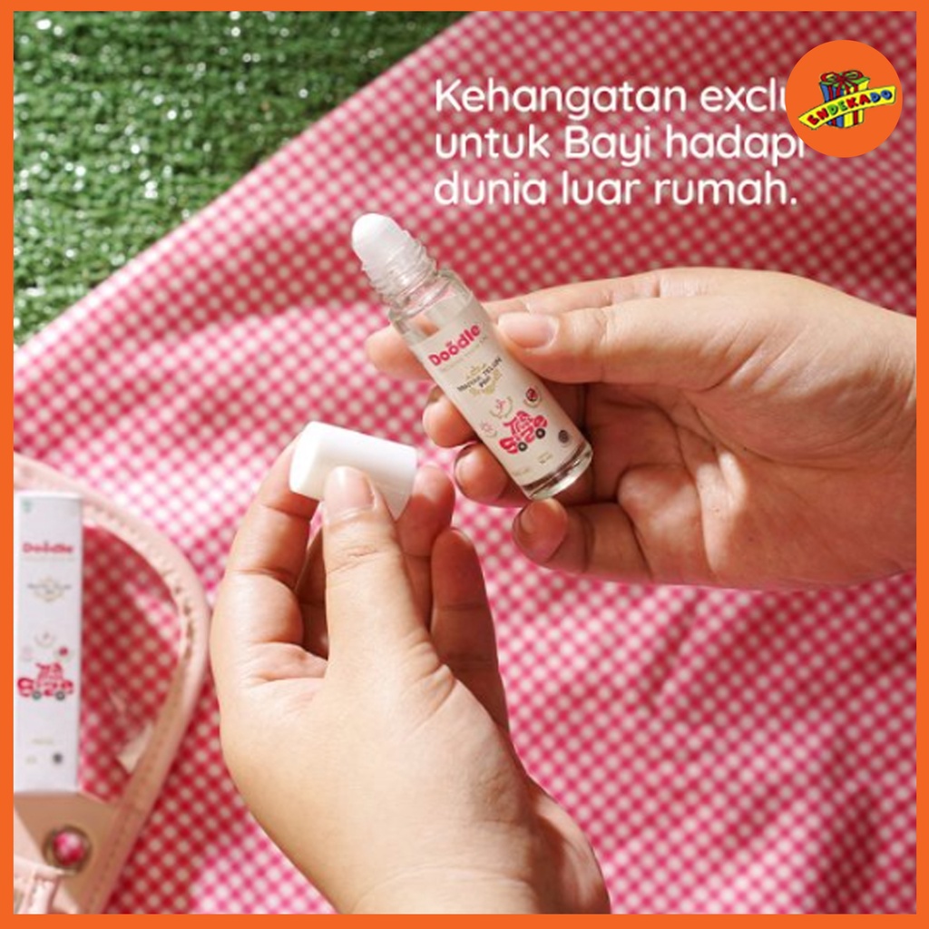 Minyak Telon DOODLE Roll On 10ml Travel Size