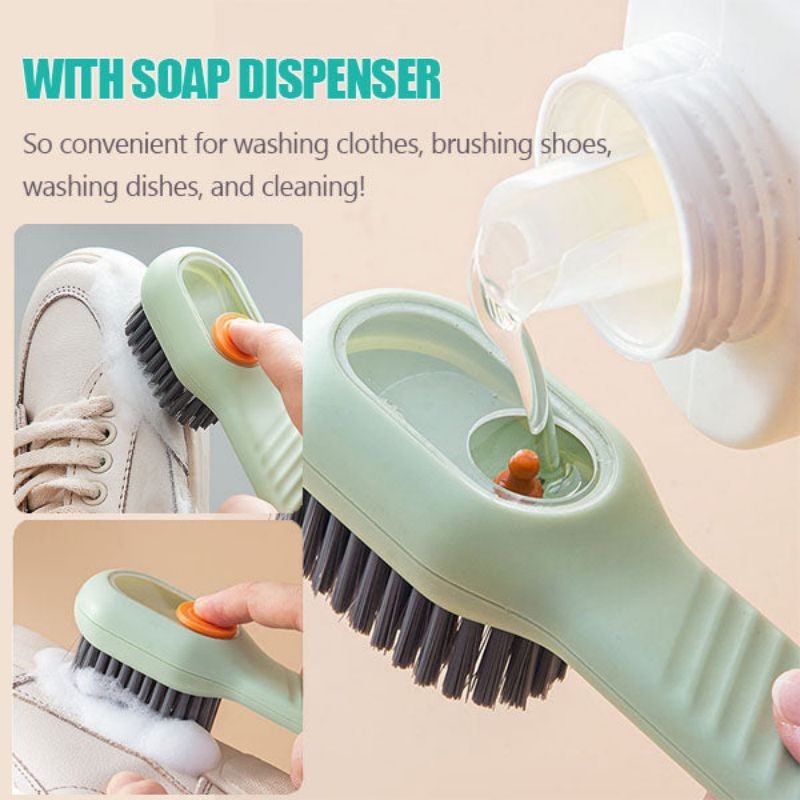 Sikat Baju Lantai Dispenser Serbaguna Cleaning Brush With Liquid