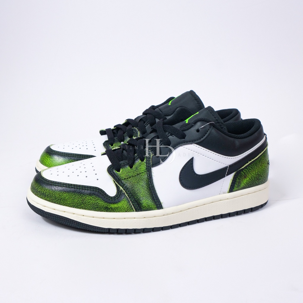 Air Jordan 1 Low Wear Away Electric Green (Men) DN3705-003