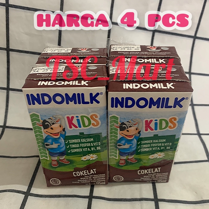 

Susu Indomilk Kids Cokelat harga 4 Kotak 115ml / Susu / Indomilk / Kids / Cokelat / harga / 4 Kotak / 115ml / uht / rasa / Chocolate / coklat / choco / halal / anak