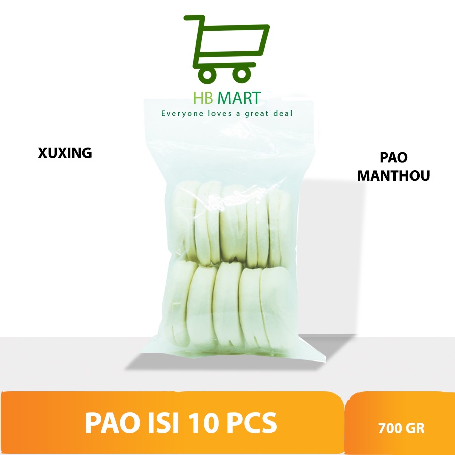 

PAO Vegetarian / Frozen Pao Xu Xing isi 10 pcs