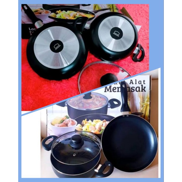 Slow Cooker Lock n Lock, Waffle Maker, Panci Teflon