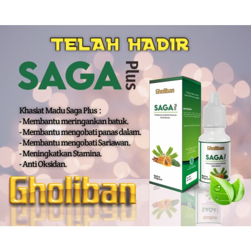 Madu Saga Plus Gholiban Untuk Sariawan &amp; Panas Dalam anak