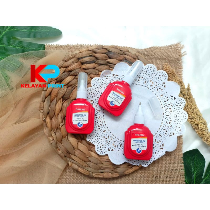 

(1 pcs) CORRECTION PEN GREEBEL MERAH