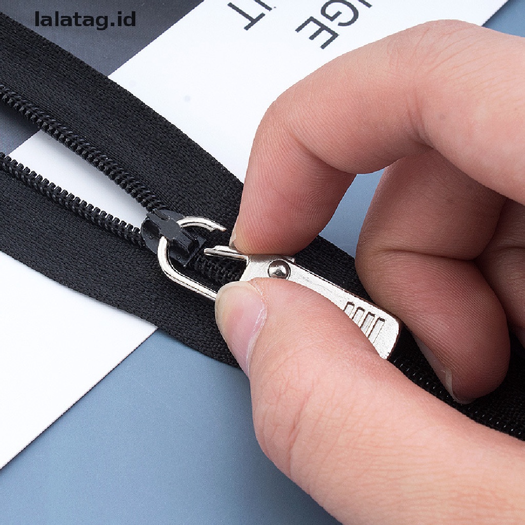 [lalatag] Metal Zipper Repair Kits Zipper Tarik Zipper Slider Jahit Diy Craft Sewing Kits [ID]