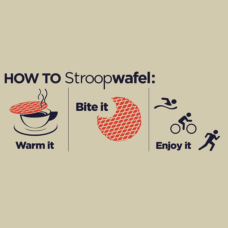 GU Energy Stroopwafel Coconut Sports Nutrition Waffle tenaga lari ride