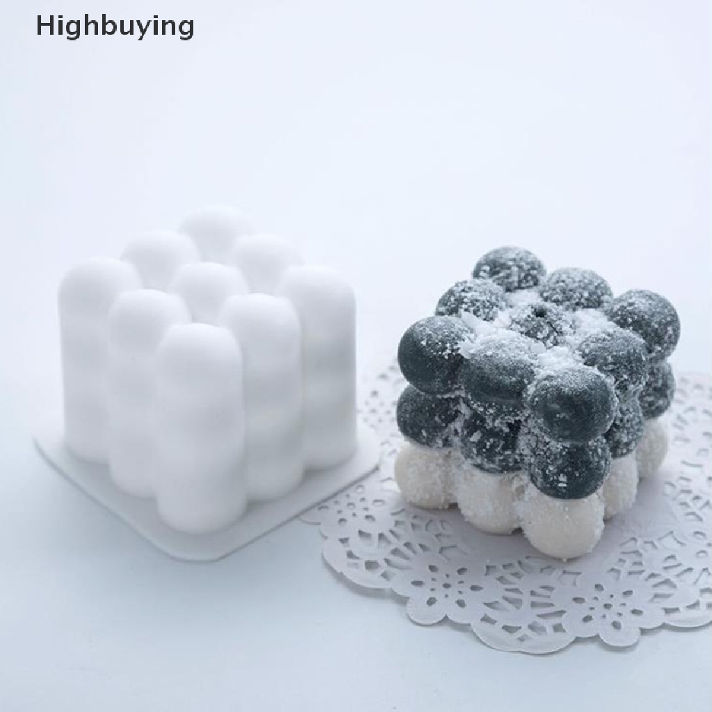 Hbid 1pcs Cetakan Silikon 3D s Cube Soy Mold DIY Mold Glory