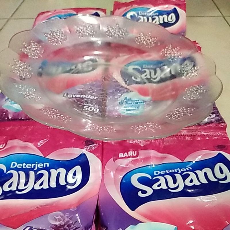 BARU Detergent Gratis Piring per 2 renceng Detetjen sayang (1 paket isi 2 renceng 6* bks)