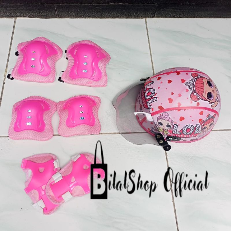 HELM SEPATU RODA / HELM ANAK ANAK DAN DEKER / HELM SEPEDA ANAK PEREMPUAN