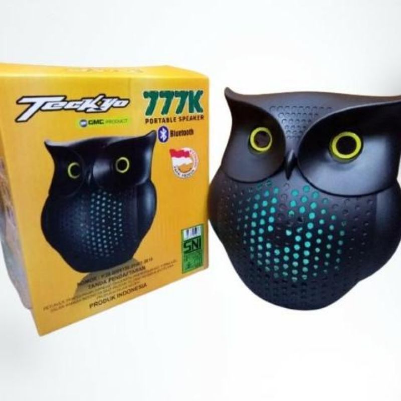Speaker Portable Teckyo 777K Burung Hantu Wireless Bluetooth