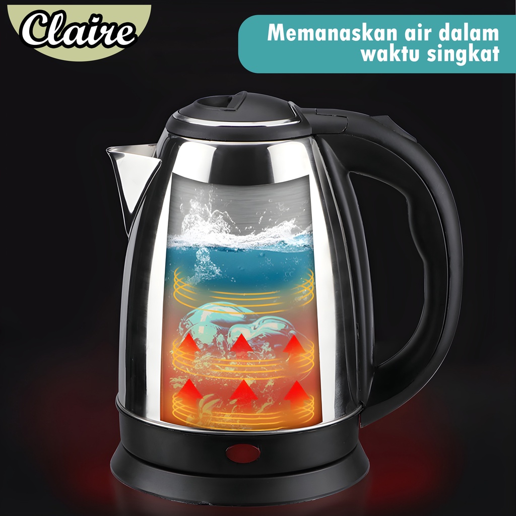 TEKO TAHAN PANAS KETTLE 2 LITER TEKO LISTRIK SERBAGUNA