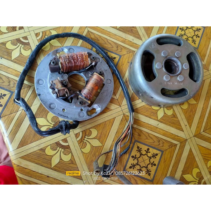 Magnet mahnit RX king set spul pengapian original