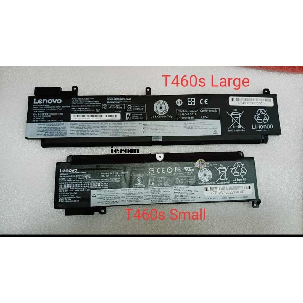 Baterai Lenovo Thinkpad Battery Compatible T460s T470s - pendek