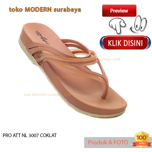 Sandal wanita casual sandal jepit karet PRO ATT NL 3007