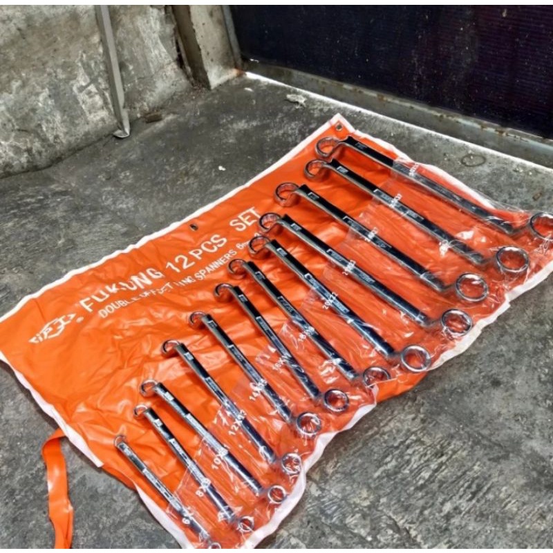 kunci ring 6 -32mm fukung - ring Doble Kunci set 12 pcs