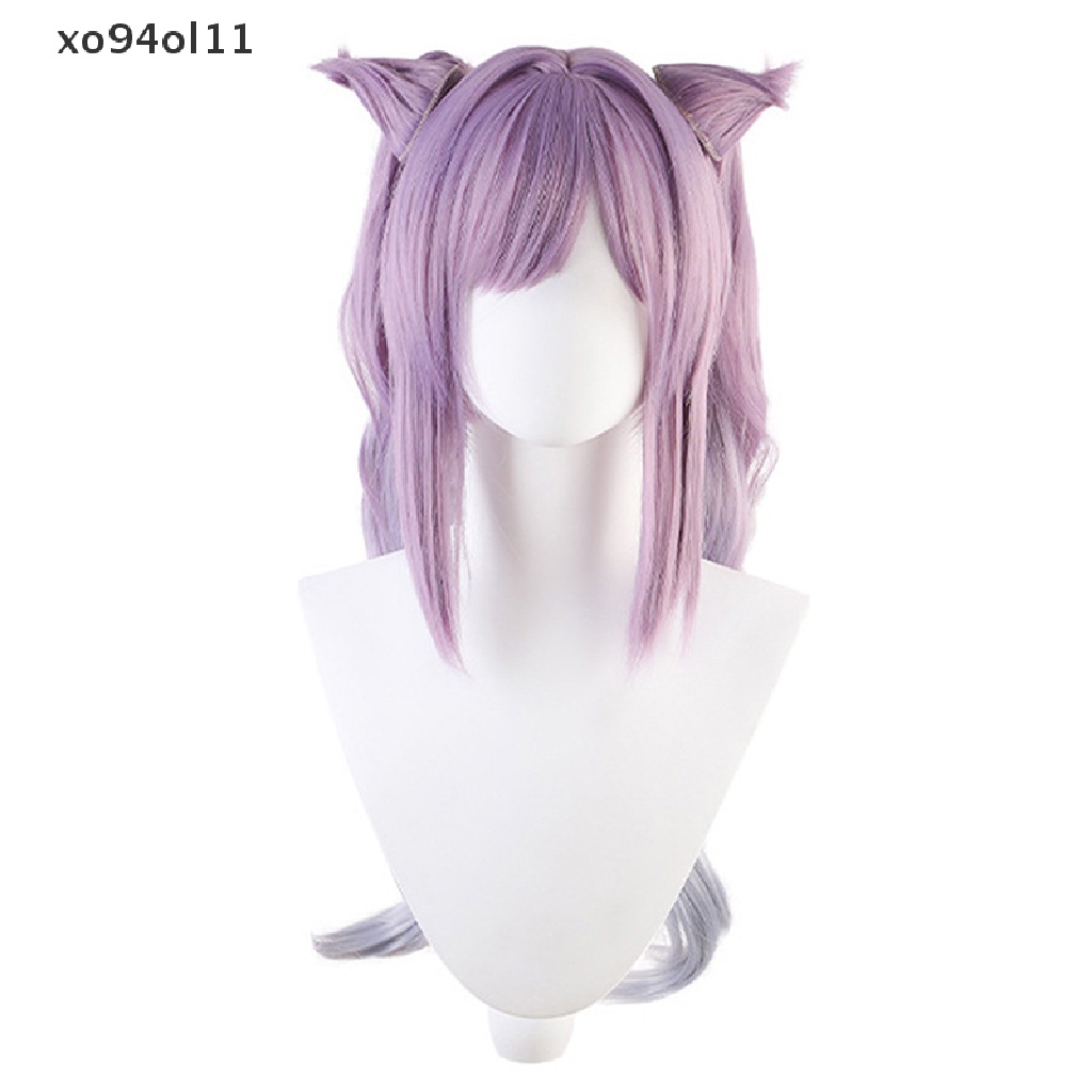 Wig Rambut Sintetis Cosplay XO Game Genshin Impact Venti Keqing Barbara OL