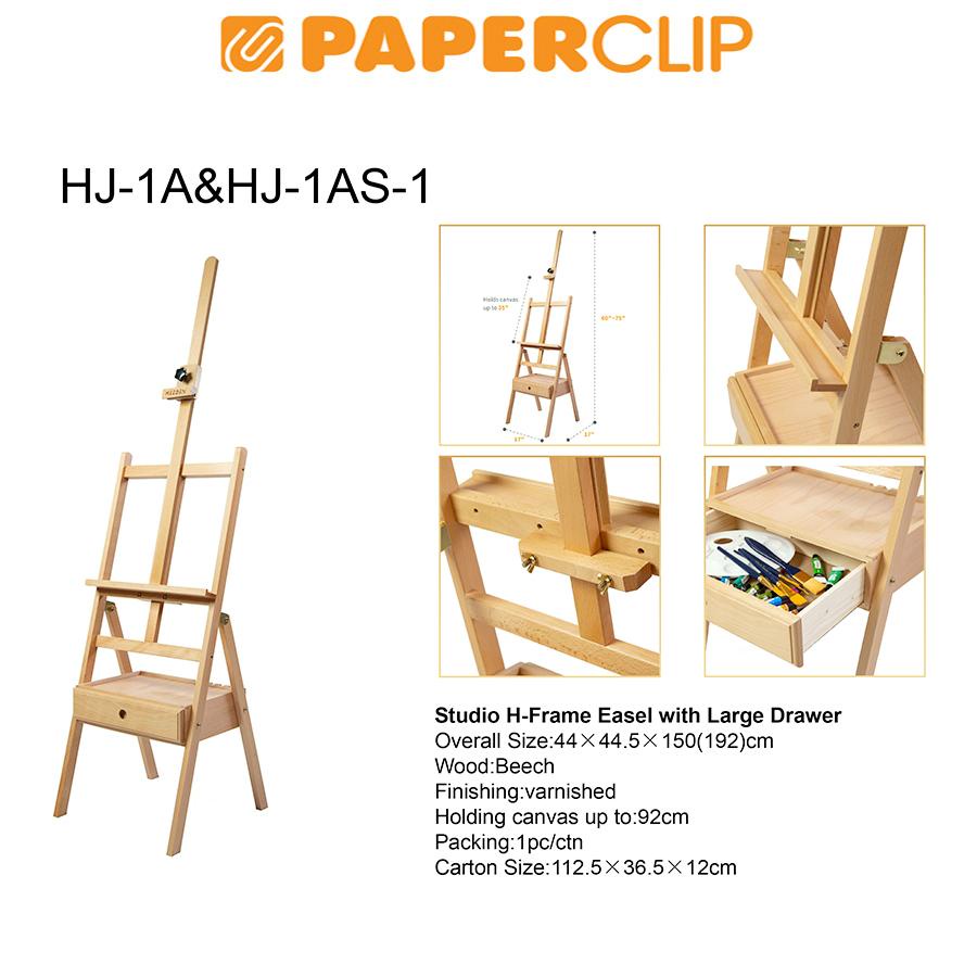 

EASEL MEEDEN STUDIO H-FRAME WITH LARGE DRAWER HJ-1A