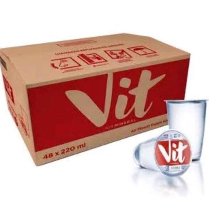 

Vit gelas 220ml 1 dus isi 48 gelas / air mineral / air minum