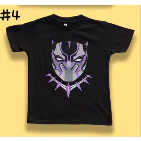 KAOS ANAK BLACK PANTHER TERBARU BISA COD KE101