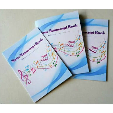 

✔️[NEW PRODUCT] Buku tulis musik garis lima / buku garis paranada / manuscript book music book/harga bersaing