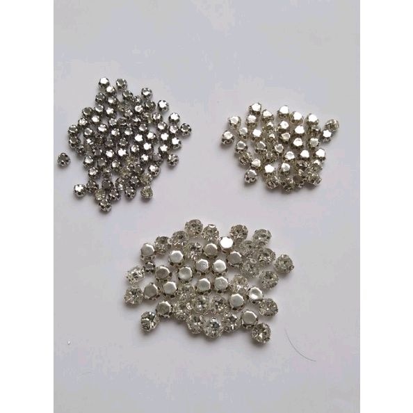 [144 pcs] Diamond Cangkang SS16 SS20 SS30 / Payet Cangkang / Permata Cangkang 3D / Permata Cangkang 