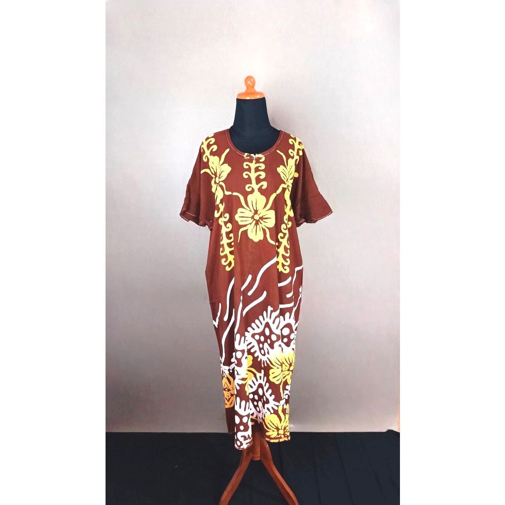 Daster Batik Jumbo Lengan Pendek LD 130