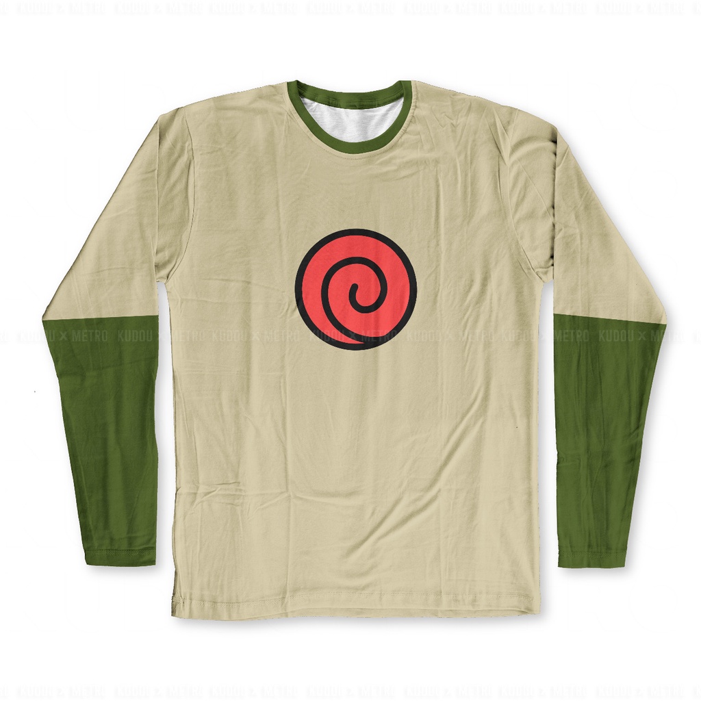 Longsleeve Naruto Cosplay Fullprint Kaos Lengan Panjang Bahan Dryfit Anime Naruto