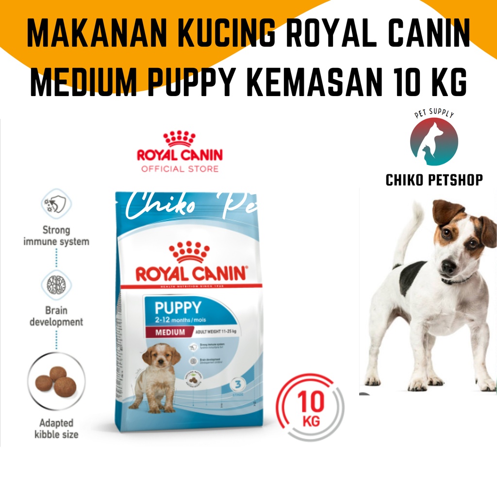 ROYAL CANIN MEDIUM PUPPY / MEDIUM JUNIOR 10KG FRESHPACK | RC DOG 10 Kg