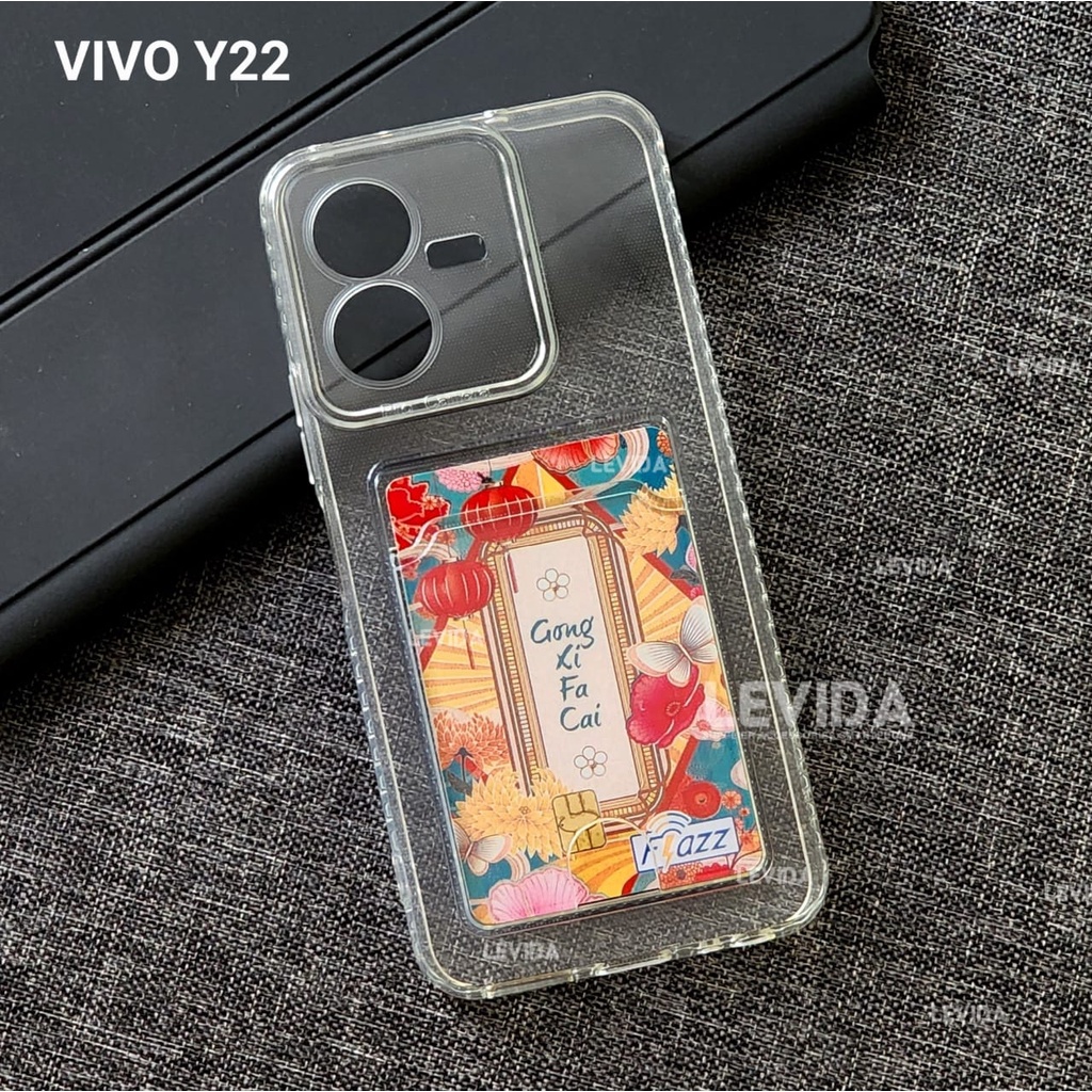 Case Slot Kartu / Card Case Bening Vivo Y20 Vivo Y20S Vivo Y12S Vivo Y21S Vivo Y21 Vivo Y33S Vivo Y3
