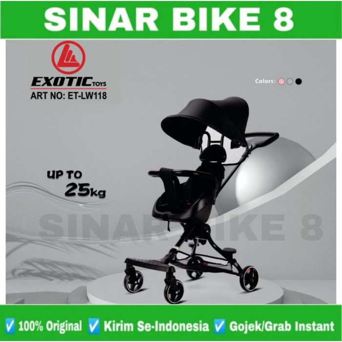 Kereta Dorong Magic Stroller Exotic LW 118 Bisa Bolak Balik