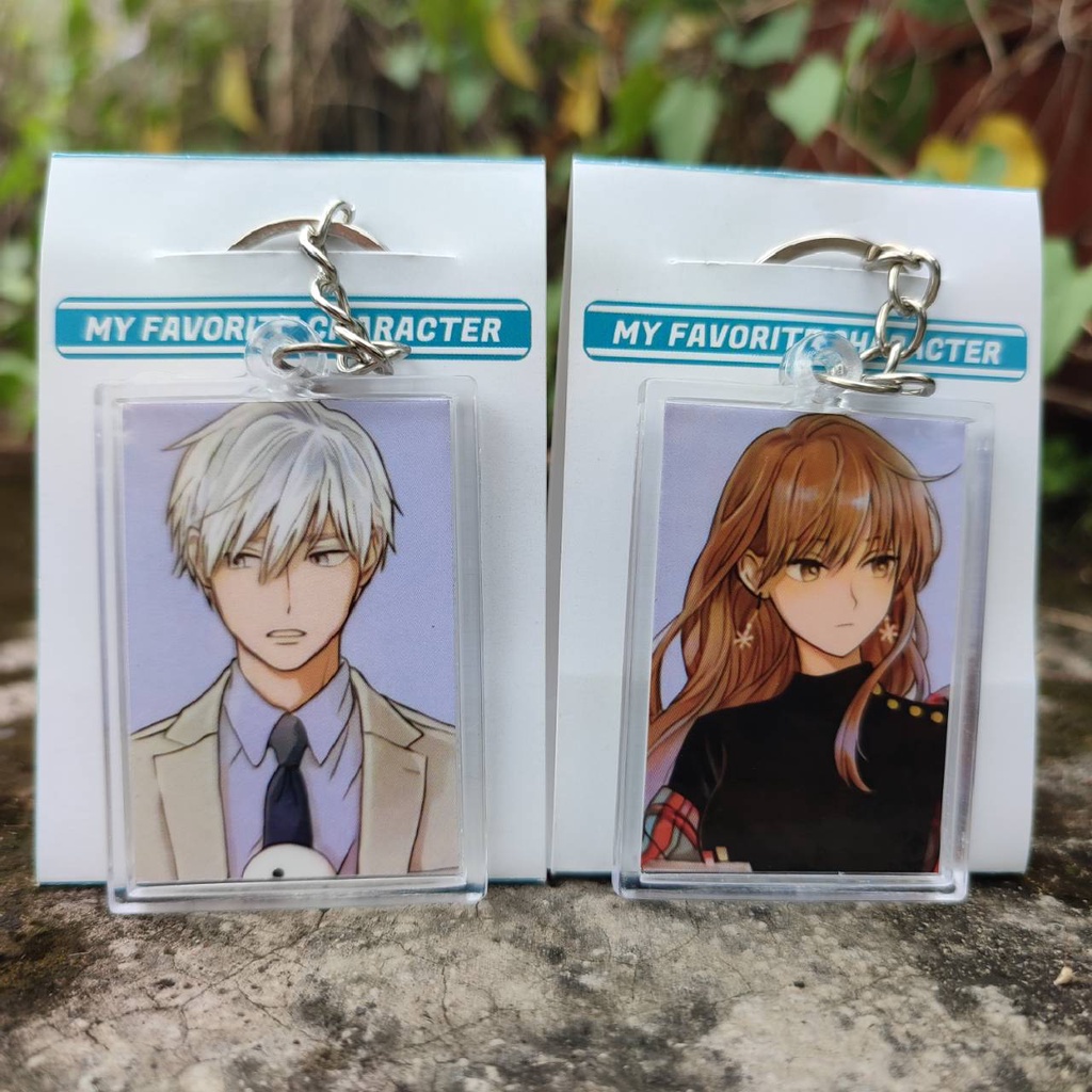 Keychain Anime The Ice Guy and His Cool Female Colleague - Ganci Anime Koorizokusei Danshi to Cool -