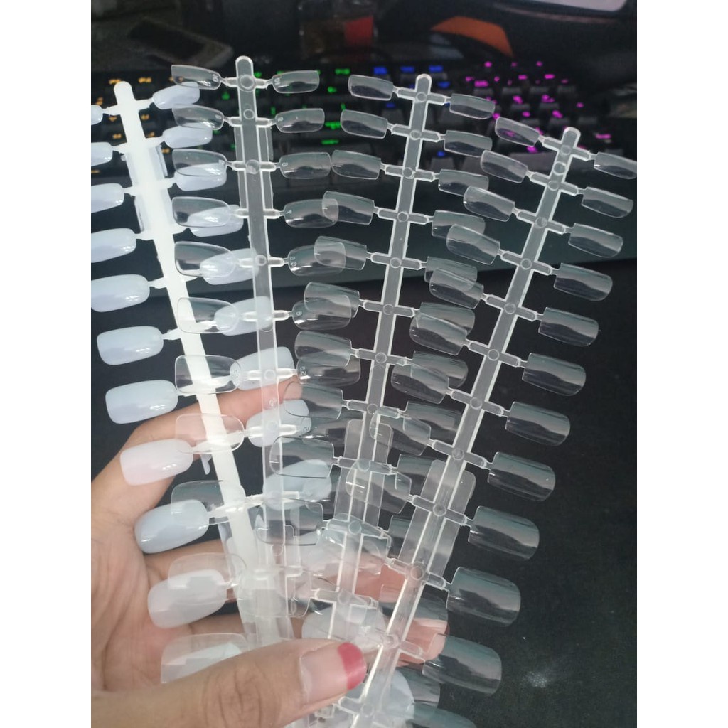 Basic kuku palsu isi 24pcs Polos PROMO