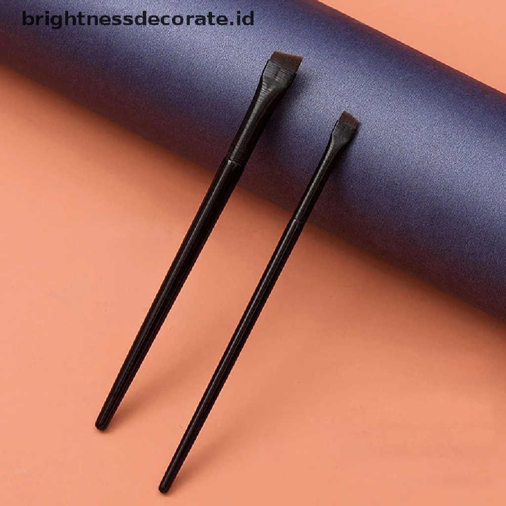 [Birth] Sikat Alis Super Tipis Eyeliner Brush Rambut Sintetis Siku Tajam Alat MakeUp [ID]