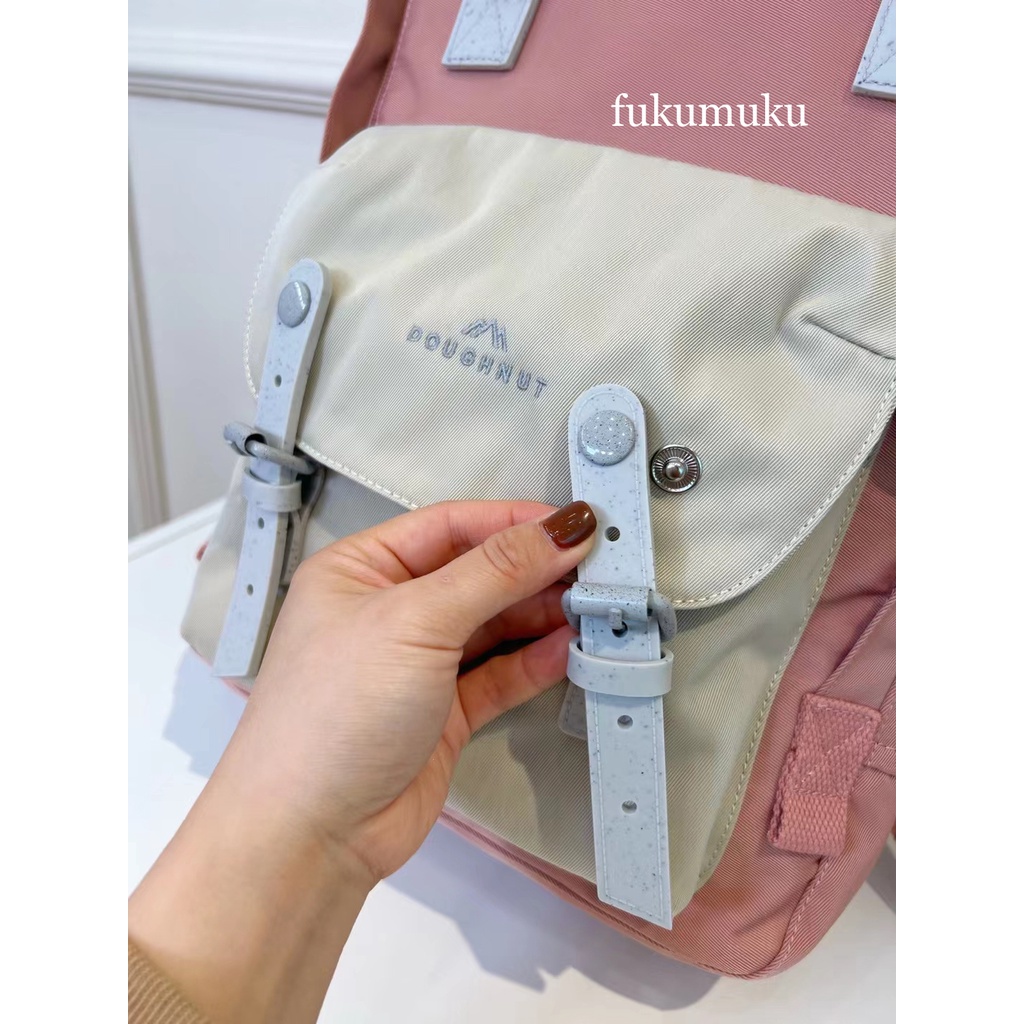 Backpack DOUGHNUT Monet Series LARGE Size  / Tas Ransel Laptop Wanita Import